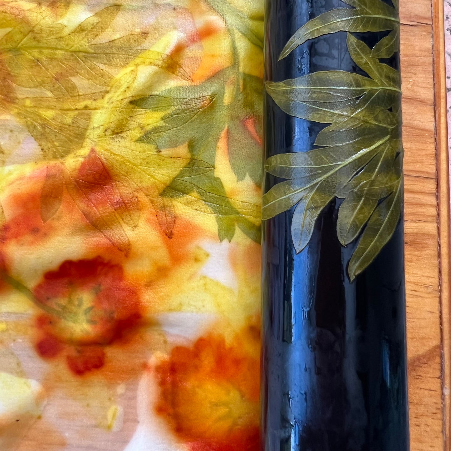 CHIF08-02 Chiffon Scarf - 9" x 52" - Sulphur Cosmos