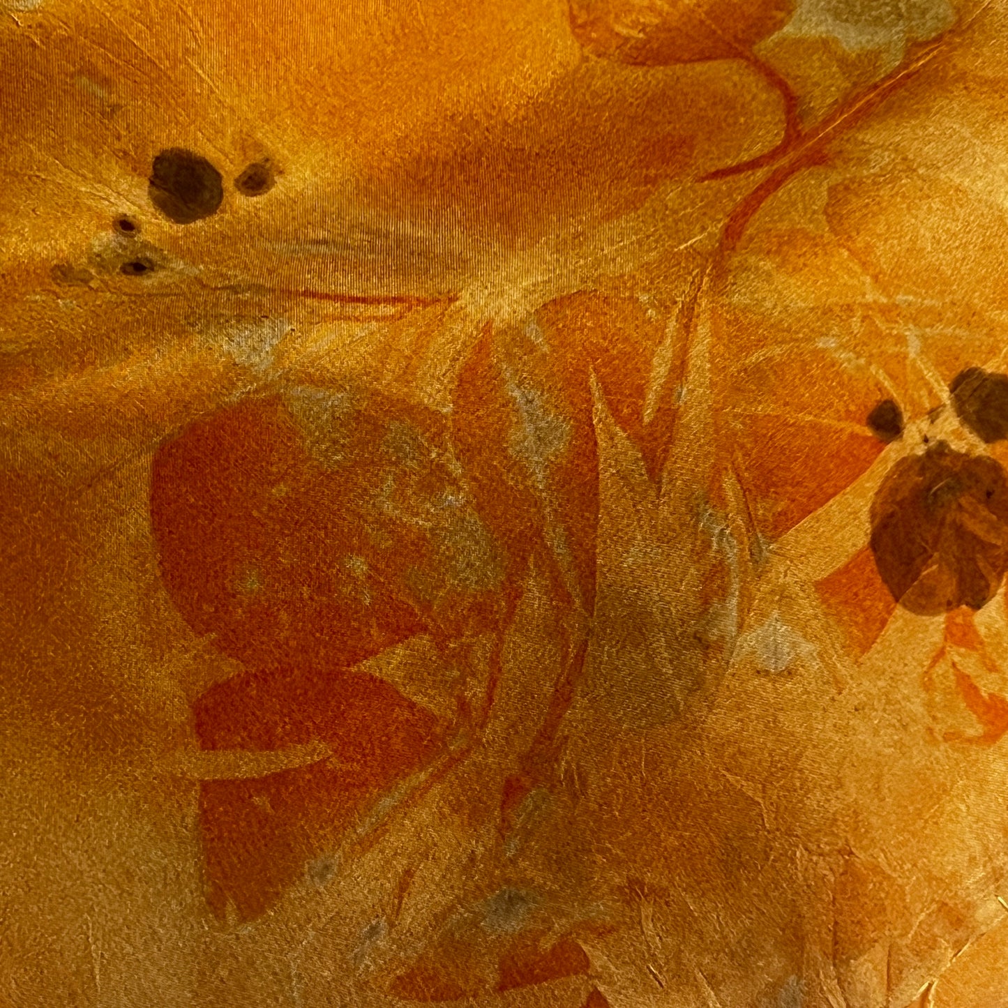 H20-02 - Habotai 20" x 20" Square - Cotinus, Eucalyptus, Coreopsis
