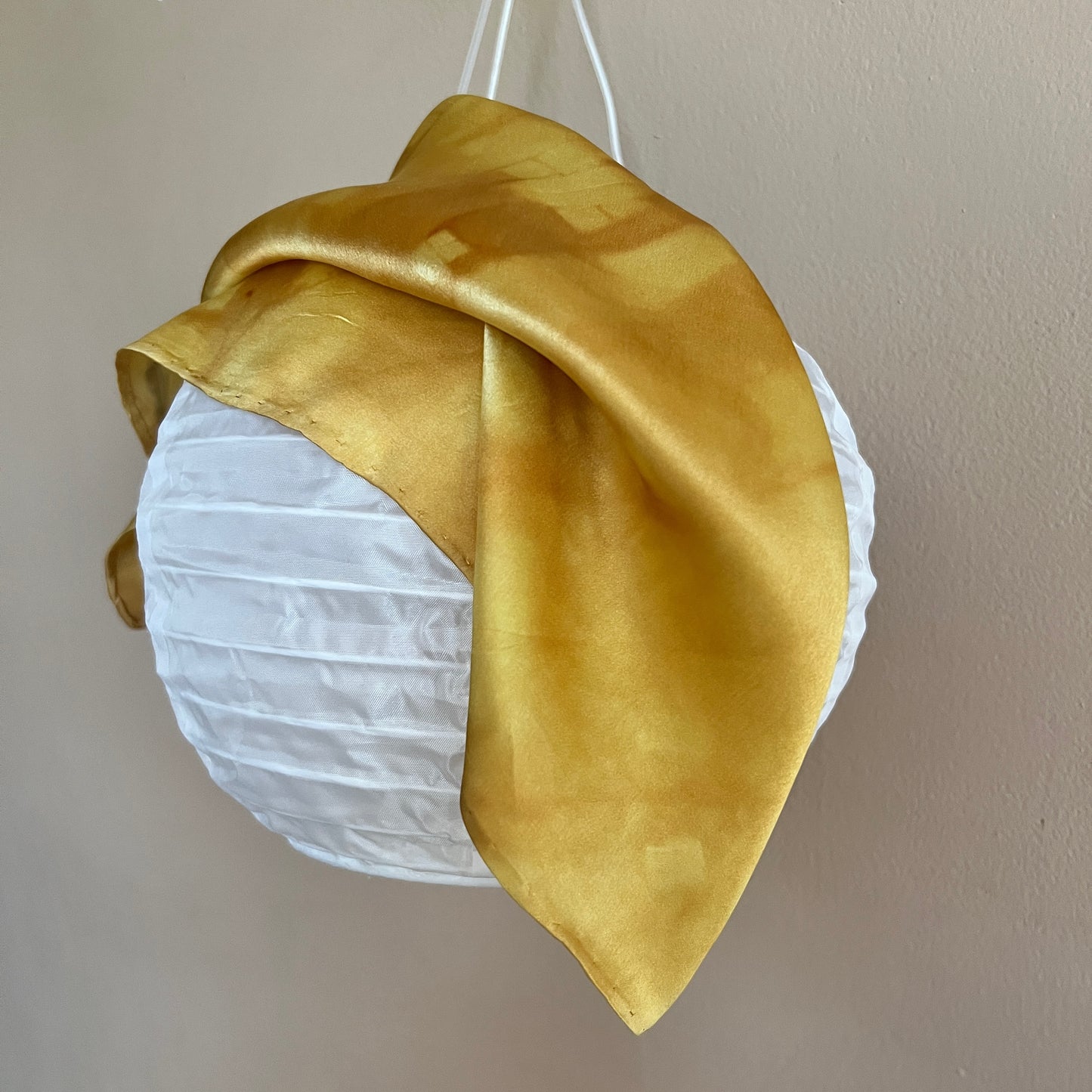 SAT16-09 - Satin Scarf - 16" x 16" - Marigold