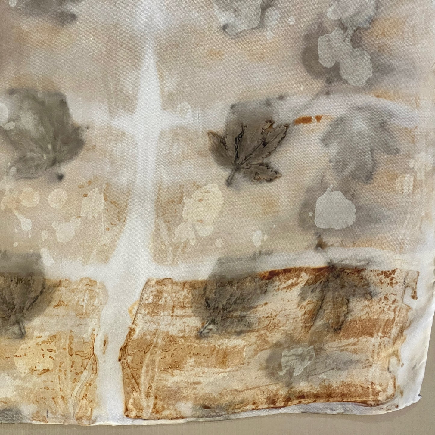 TW16-05 Twill Square 16" x 16" Fall leaves and Rust