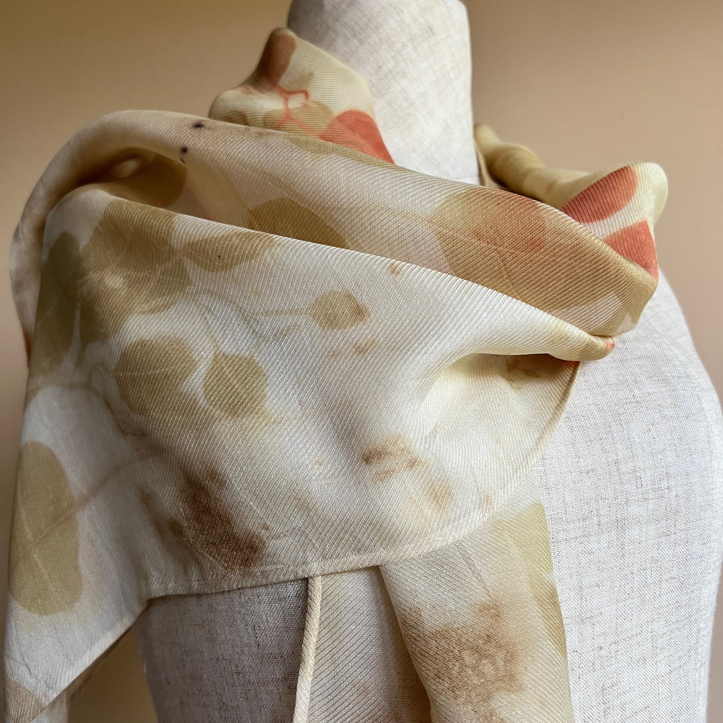 SW11-06 - Silk Wool Scarf 11" x 57" -Eucalyptus