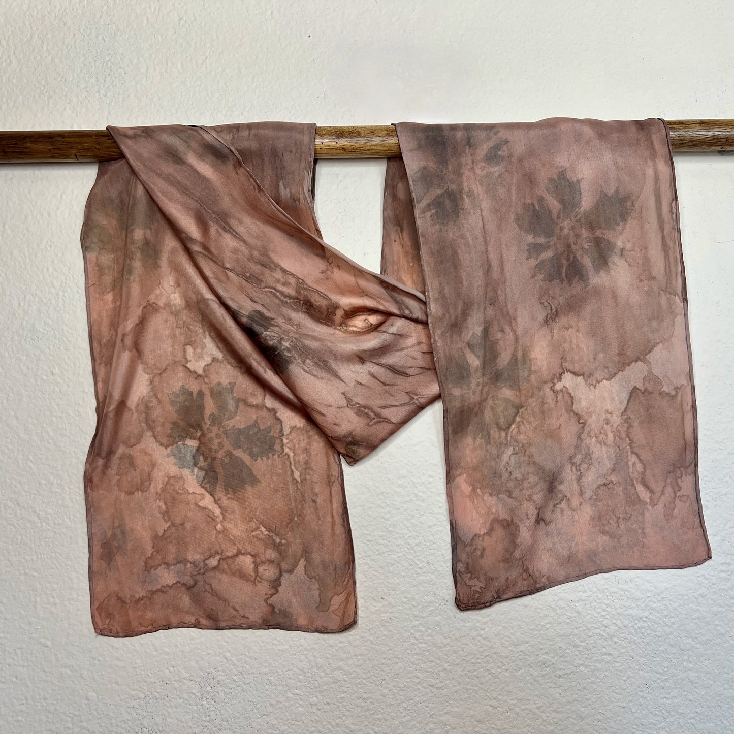 H08-11 - Habotai Scarf 8" x 52" - Avocado
