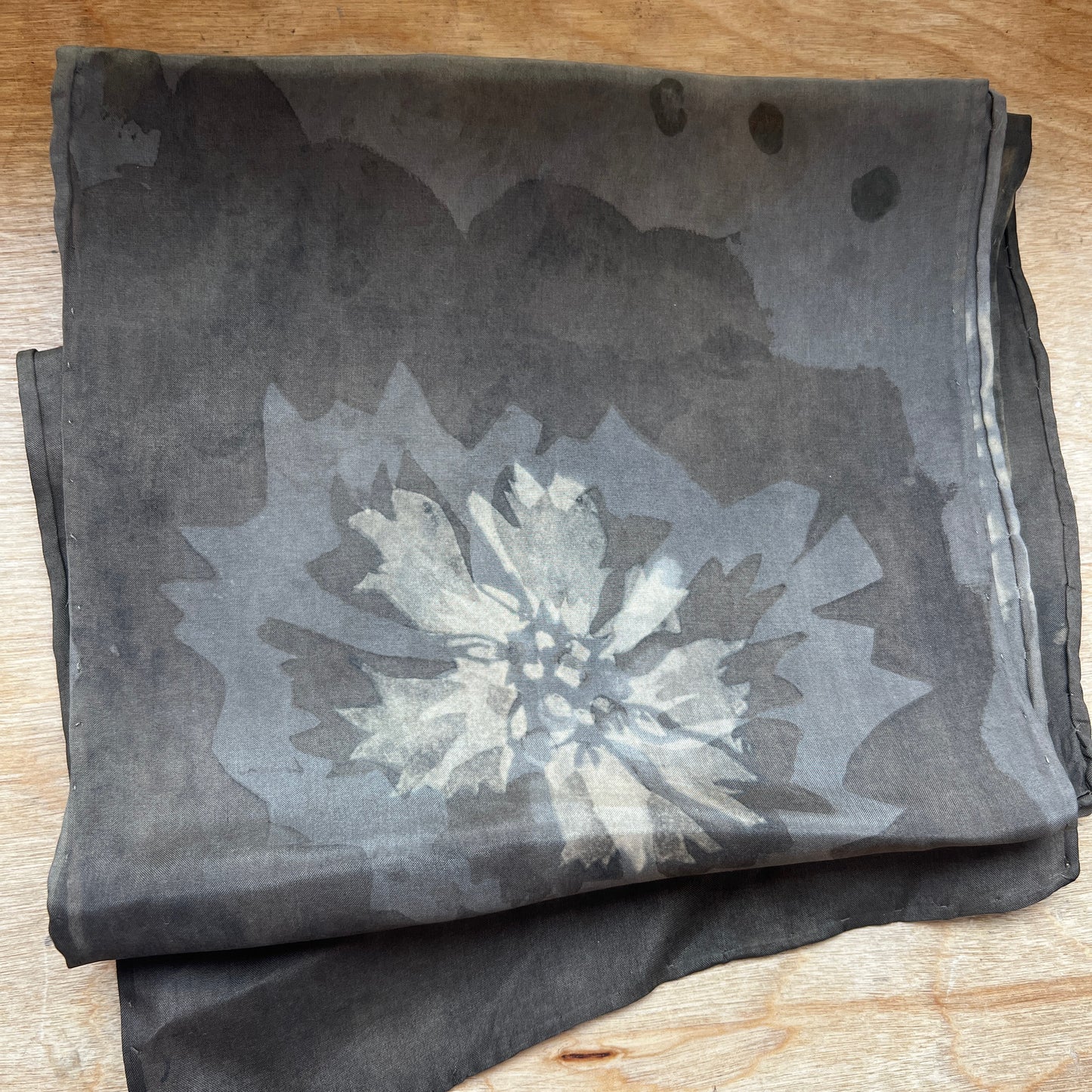 H08-07 - Habotai Scarf 8" x 52" - Coreopsis